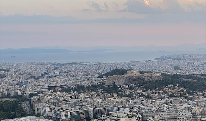 Vista di Atene dal monte Licabetto - ph. Emma Boschini