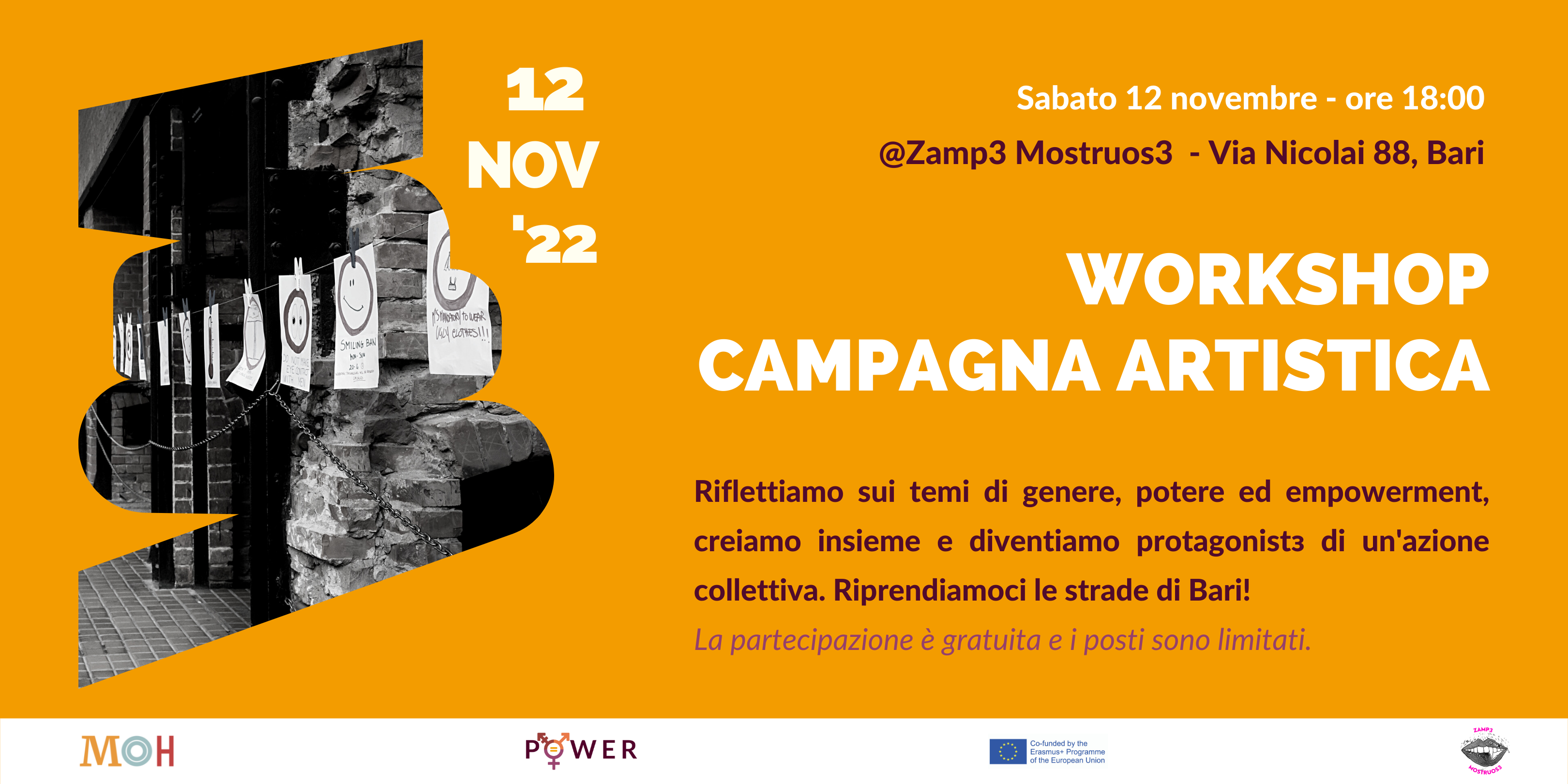 Workshop campagna artistica Bari