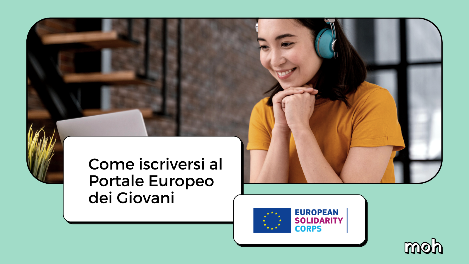 Iscriversi al portale europeo dei giovani - corpo europeo di solidarietà